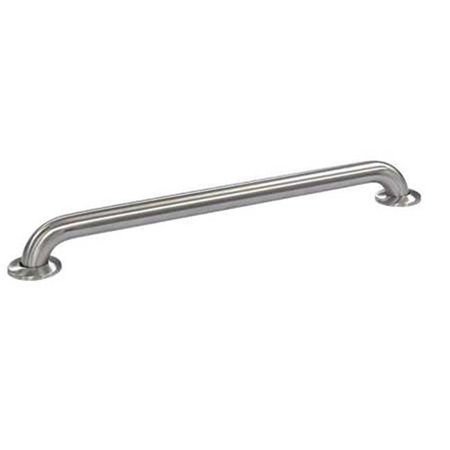 FURNORAMA 24 in. Stainless Steel Grab Bar  Brushed Nickel FU341252